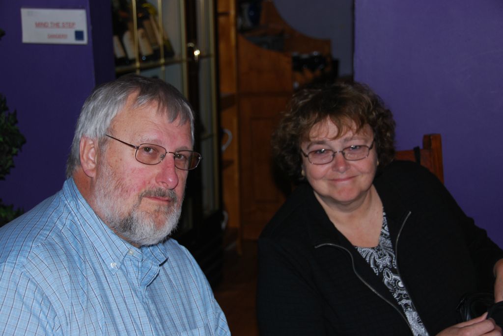 Wayne and Marilynn at La Garrigue.